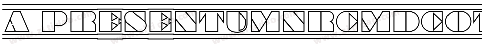 a_PresentumNrCmDcOtl (COPY 1)字体转换